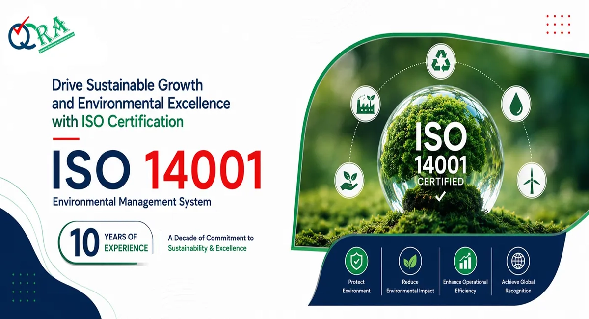 QRA Certification ISO 14001 environmental management banner
