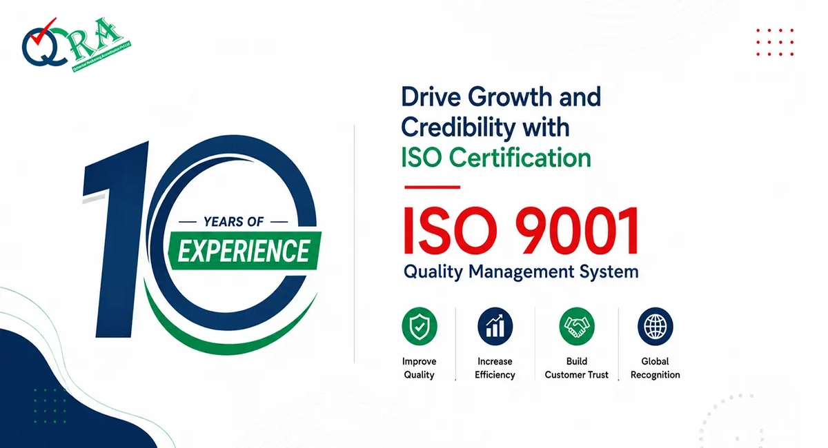 QRA Certification ISO 9001 quality management banner